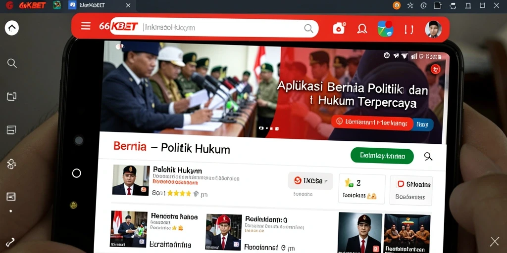 Tampilan antarmuka 66KBET yang menarik dan informatif.