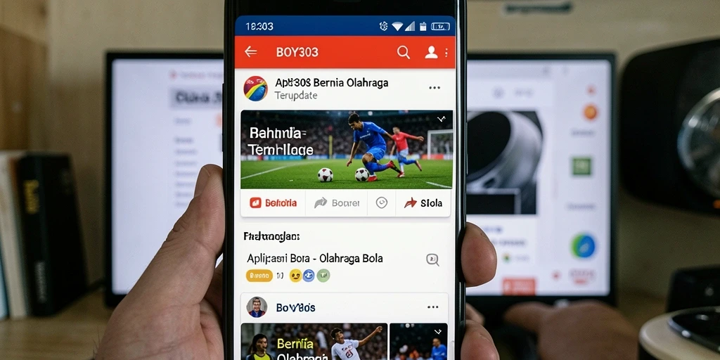 Tampilan antarmuka pengguna BOY303 yang menarik dan informatif.