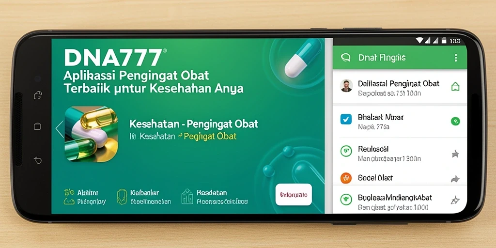 Antarmuka pengguna DNA777 yang intuitif dan fungsional.