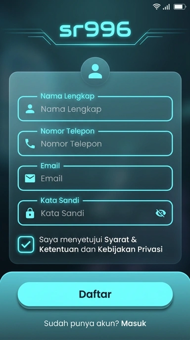 Panduan Registrasi Akun Baru sr996 untuk Pengguna Android